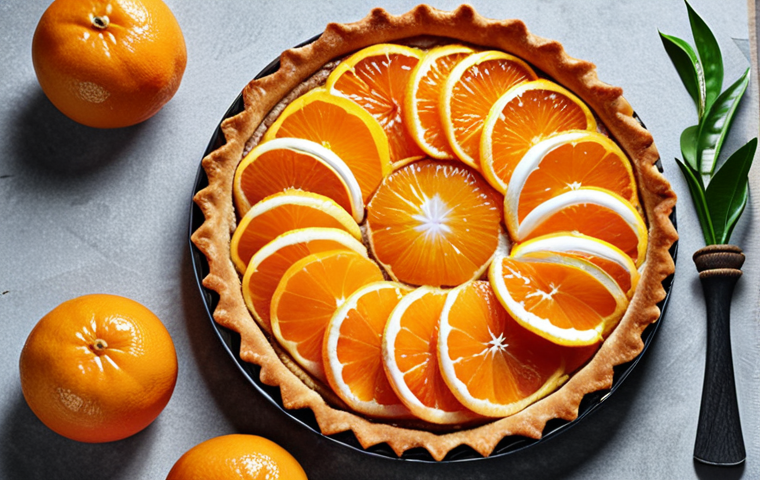 A Jeju tangerine tart with a collaborative story, enhancing brand image through taste and narrative.