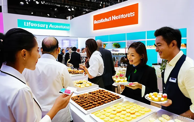 디저트 전문가의 글로벌 네트워크 활용 - Inside a prestigious culinary school, a diverse group of young, enthusiastic students in pristine ch...