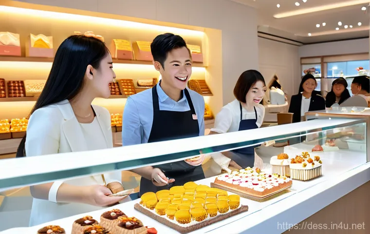 디저트 전문가의 글로벌 시장 진출 사례 - **Prompt 2: Elegance and Innovation: The Future of Premium Desserts**
    A sophisticated and sleek ...