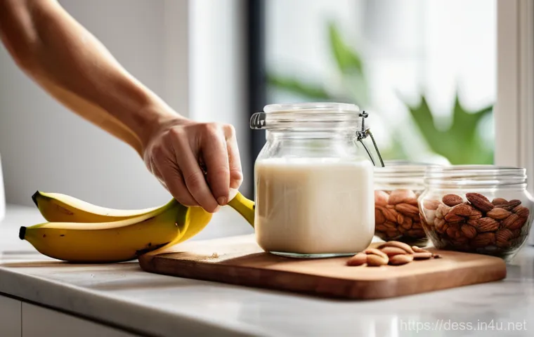 디저트 전문가의 비건 디저트 개발법 - A beautifully arranged platter of diverse vegan desserts on a rustic wooden table, bathed in soft, w...
