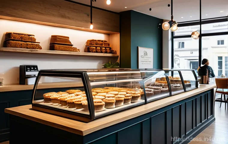 디저트 전문가의 비건 디저트 개발법 - Close-up of a person's hands (wearing a simple, clean apron, only hands and forearms visible) in a b...