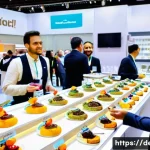 Home 16 디저트 전문가의 업계 네트워킹 방법 - **Image Prompt 1: Bustling International Food Exhibition with Dessert Professionals Networking**
...